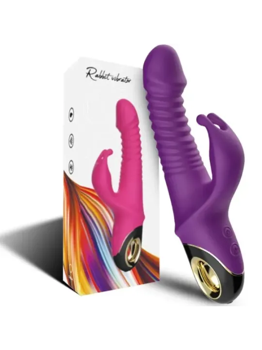Armony - Vibratore Zing Dildo Coniglio Viola - ARMONY VIBRATORS - Vibratori Rabbit | erosidea.com
