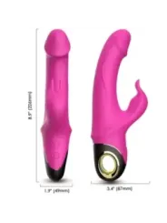 Armony - Meteror Dildo Vibratore Rabbit Rotator Fucsia - ARMONY VIBRATORS - Vibratori Rabbit | erosidea.com