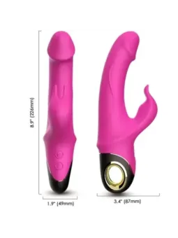 Armony - Meteror Dildo Vibratore Rabbit Rotator Fucsia