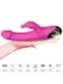 Armony - Meteror Dildo Vibratore Rabbit Rotator Fucsia - ARMONY VIBRATORS - Vibratori Rabbit | erosidea.com