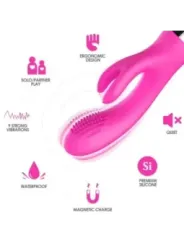 Armony - Vibratore Coniglio Fucsia - ARMONY VIBRATORS - Vibratori Rabbit | erosidea.com