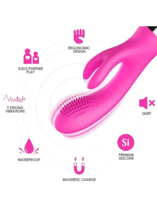 Armony - Vibratore Coniglio Fucsia - ARMONY VIBRATORS - Vibratori Rabbit | erosidea.com