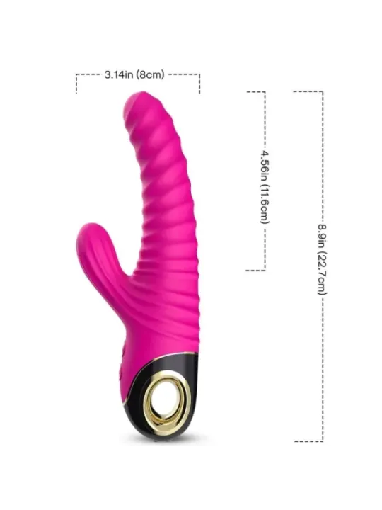 Armony - Vibratore Eternity In Silicone Fucsia - ARMONY VIBRATORS - Vibratori Rabbit | erosidea.com