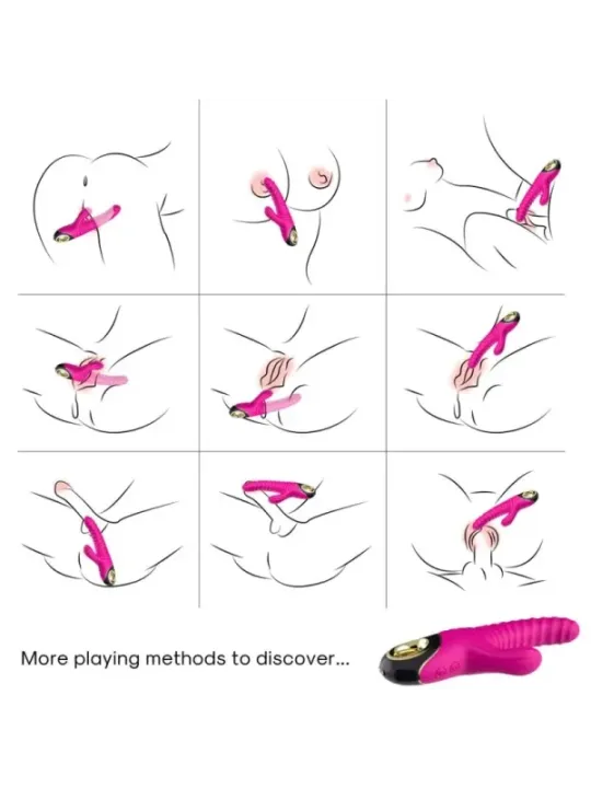 Armony - Vibratore Eternity In Silicone Fucsia - ARMONY VIBRATORS - Vibratori Rabbit | erosidea.com