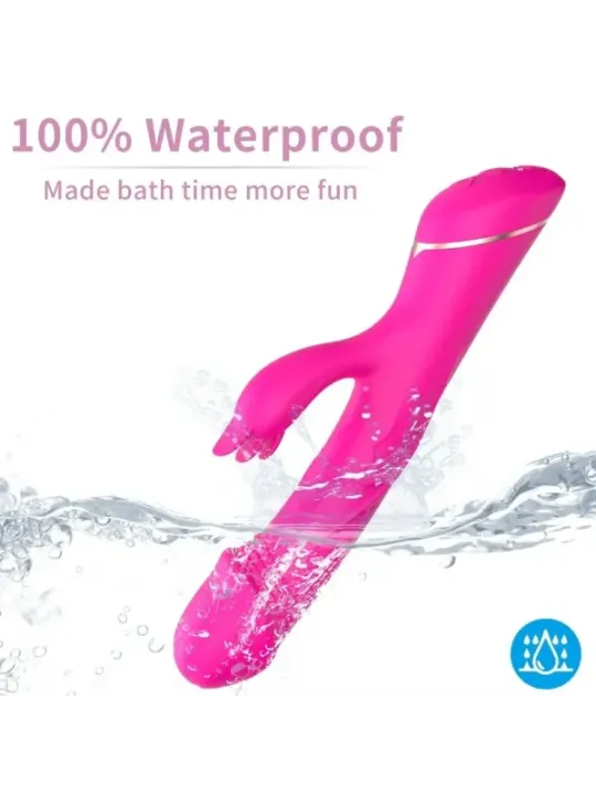 Armony - Dildo Vibratore Coniglio In Silicone Fucsia - ARMONY VIBRATORS - Vibratori Rabbit | erosidea.com