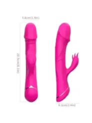 Armony - Dildo Vibratore Coniglio In Silicone Fucsia - ARMONY VIBRATORS - Vibratori Rabbit | erosidea.com