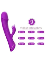 Armony - Vibratore Dildo Coniglio In Silicone Viola - ARMONY VIBRATORS - Vibratori Rabbit | erosidea.com