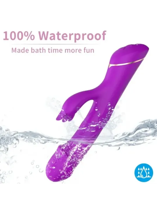 Armony - Vibratore Dildo Coniglio In Silicone Viola - ARMONY VIBRATORS - Vibratori Rabbit | erosidea.com