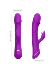 Armony - Vibratore Dildo Coniglio In Silicone Viola - ARMONY VIBRATORS - Vibratori Rabbit | erosidea.com