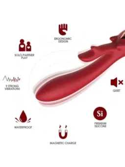 Armony - Vibratore Elk Rabbit Curvo Rosso