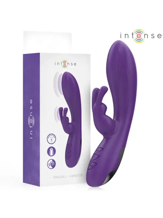 Intense - Vibratore Randall Rabbit 10 Vibrazioni Viola - INTENSE HIGH TECH - Vibratori Rabbit | erosidea.com