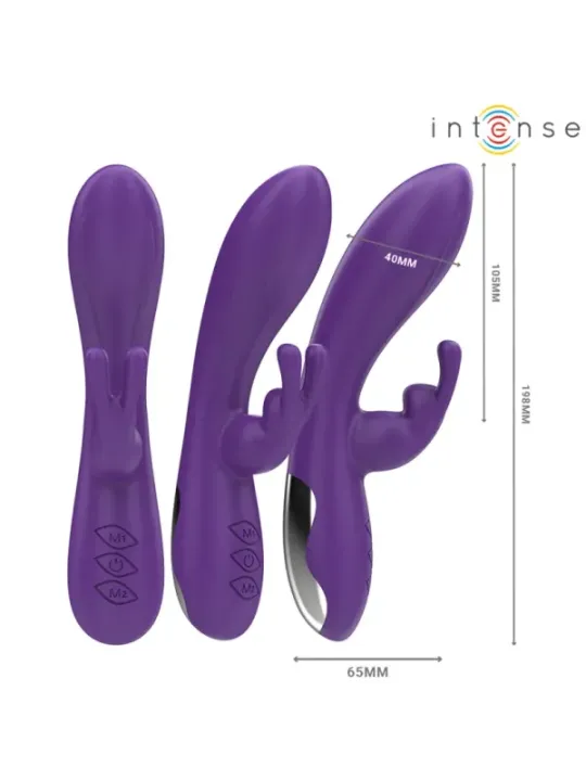 Intense - Vibratore Randall Rabbit 10 Vibrazioni Viola - INTENSE HIGH TECH - Vibratori Rabbit | erosidea.com