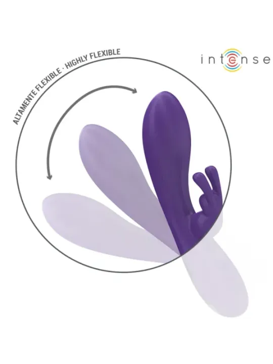 Intense - Vibratore Randall Rabbit 10 Vibrazioni Viola - INTENSE HIGH TECH - Vibratori Rabbit | erosidea.com