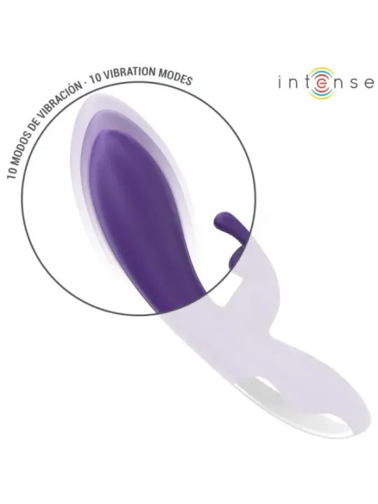 Intense - Vibratore Randall Rabbit 10 Vibrazioni Viola - INTENSE HIGH TECH - Vibratori Rabbit | erosidea.com