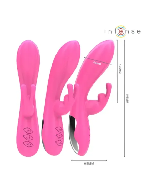 Intense - Vibratore Randall Rabbit 10 Vibrazioni Rosa - INTENSE HIGH TECH - Vibratori Rabbit | erosidea.com