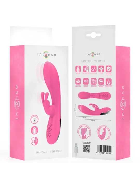 Intense - Vibratore Randall Rabbit 10 Vibrazioni Rosa - INTENSE HIGH TECH - Vibratori Rabbit | erosidea.com