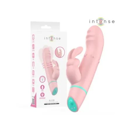 Intense - Stimolatore E Vibratore Rotante Alvin Rabbit + Oscillante - INTENSE HIGH TECH - Vibratori Rabbit | erosidea.com