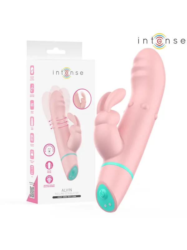 Intense - Stimolatore E Vibratore Rotante Alvin Rabbit + Oscillante - INTENSE HIGH TECH - Vibratori Rabbit | erosidea.com