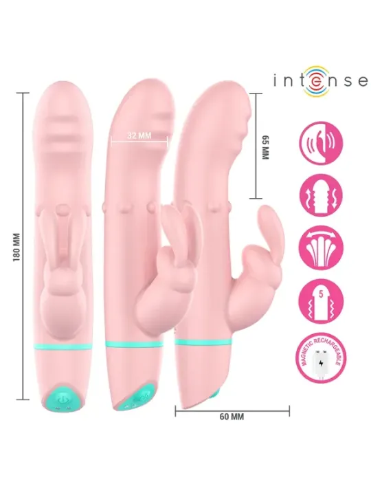 Intense - Stimolatore E Vibratore Rotante Alvin Rabbit + Oscillante - INTENSE HIGH TECH - Vibratori Rabbit | erosidea.com