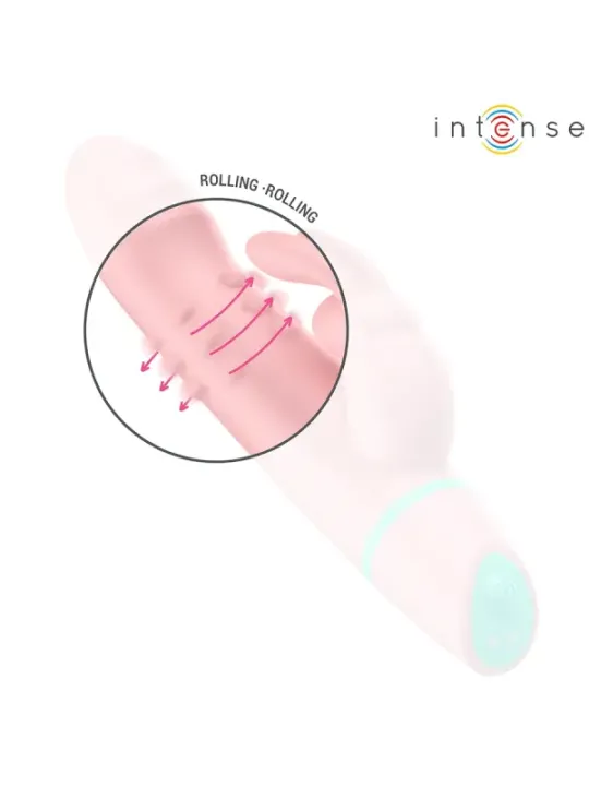 Intense - Stimolatore E Vibratore Rotante Alvin Rabbit + Oscillante - INTENSE HIGH TECH - Vibratori Rabbit | erosidea.com