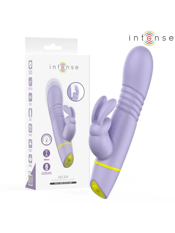 Intense - Stimolatore E Vibratore A Spinta Helen Rabbit - INTENSE HIGH TECH - Vibratori Rabbit | erosidea.com