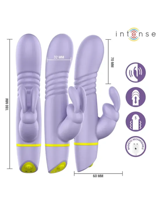 Intense - Stimolatore E Vibratore A Spinta Helen Rabbit - INTENSE HIGH TECH - Vibratori Rabbit | erosidea.com