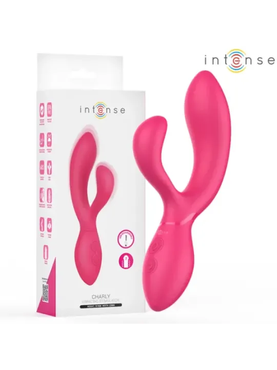 Intense - Charly Stimolatore Vibrante Articolato - INTENSE HIGH TECH - Vibratori Rabbit | erosidea.com