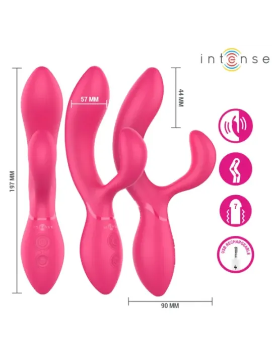 Intense - Charly Stimolatore Vibrante Articolato - INTENSE HIGH TECH - Vibratori Rabbit | erosidea.com