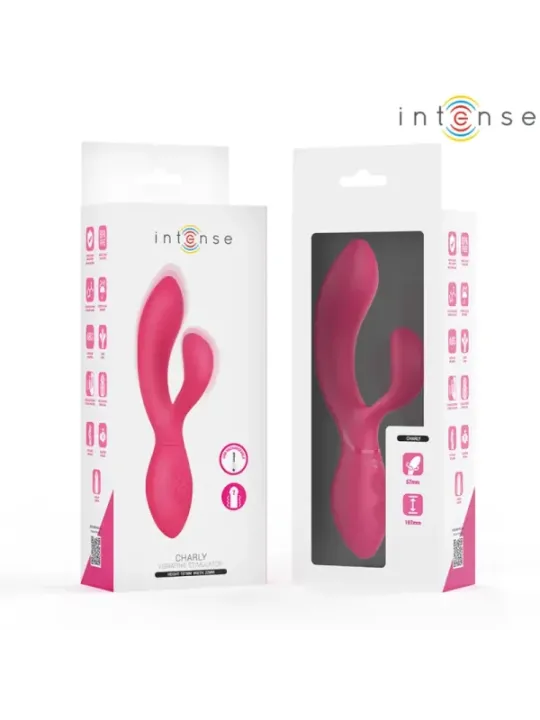 Intense - Charly Stimolatore Vibrante Articolato - INTENSE HIGH TECH - Vibratori Rabbit | erosidea.com