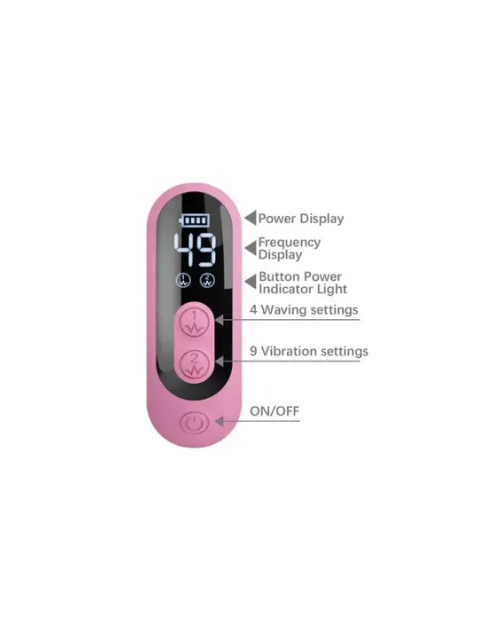Pretty Love - Vibratore Bella Rabbit Con Stimolazione A Farfalla E Led Rosa - HIGH TECH - Vibratori Rabbit | erosidea.com