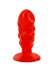 Baile Plug Anale Unisex Con Ventosa Rossa - BAILE ANAL - Plug e Catene Anali | erosidea.com
