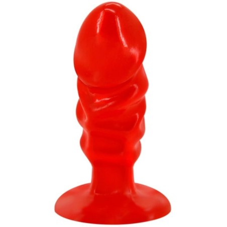 Baile Plug Anale Unisex Con Ventosa Rossa - BAILE ANAL - Plug e Catene Anali | erosidea.com