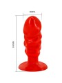 Baile Plug Anale Unisex Con Ventosa Rossa - BAILE ANAL - Plug e Catene Anali | erosidea.com