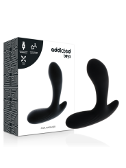 Addicted Toys - Massaggiatore Anale Vibrazione Nera - Addicted Toys - Plug e Catene Anali | erosidea.com