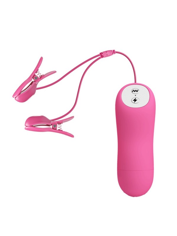 Baile Pizze Romantiche Ad Onde Con Vibrazioni Ed Elettroshock Fucsia - BAILE STIMULATING - Vibratori | erosidea.com