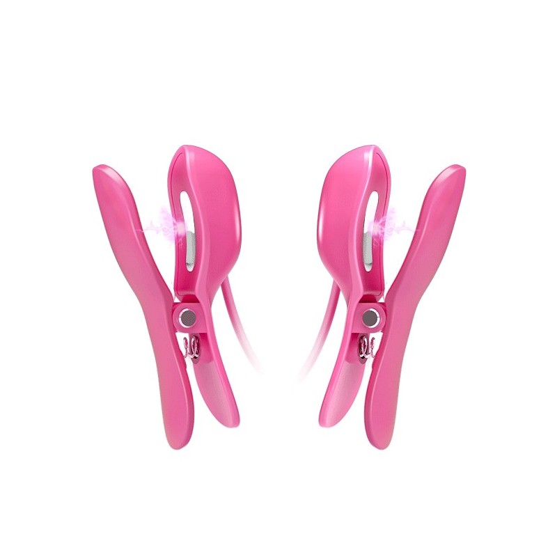Baile Pizze Romantiche Ad Onde Con Vibrazioni Ed Elettroshock Fucsia - BAILE STIMULATING - Vibratori | erosidea.com