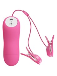 Baile Pizze Romantiche Ad Onde Con Vibrazioni Ed Elettroshock Fucsia - BAILE STIMULATING - Vibratori | erosidea.com