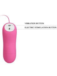 Baile Pizze Romantiche Ad Onde Con Vibrazioni Ed Elettroshock Fucsia - BAILE STIMULATING - Vibratori | erosidea.com