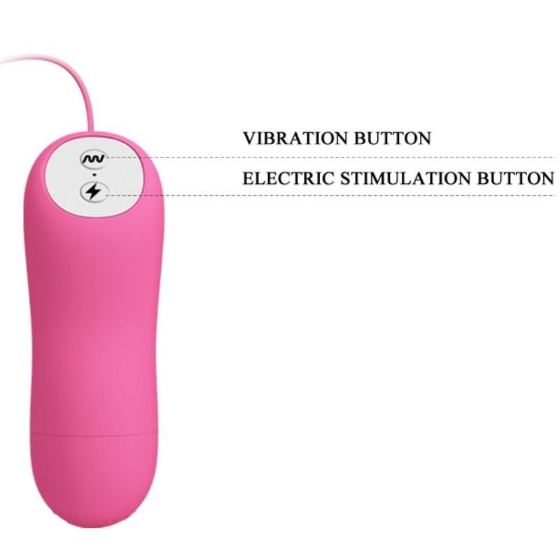 Baile Pizze Romantiche Ad Onde Con Vibrazioni Ed Elettroshock Fucsia - BAILE STIMULATING - Vibratori | erosidea.com