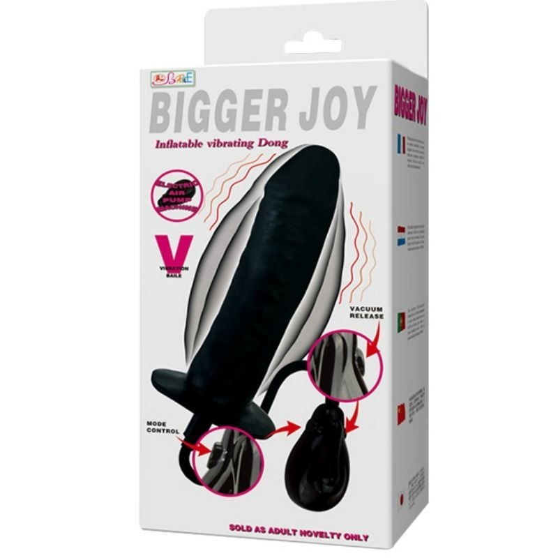 Baile Dildo Gonfiabile Bigger Joy Con Vibrazione 16 Cm - BAILE STIMULATING - Vibratori per Coppia | erosidea.com