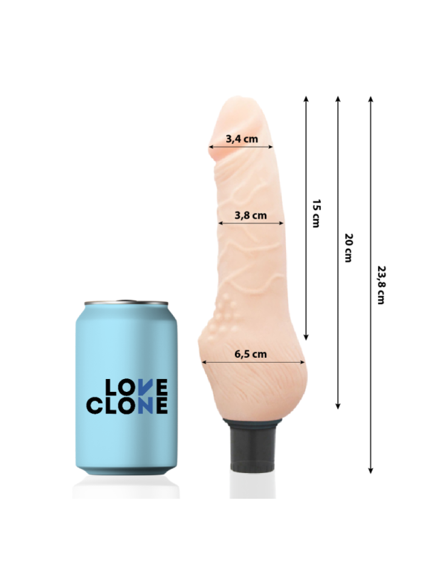 Loveclone - Daven Autolubrificazione Realistica 238 Cm - LOVECLONE - Dildo Realistici | erosidea.com