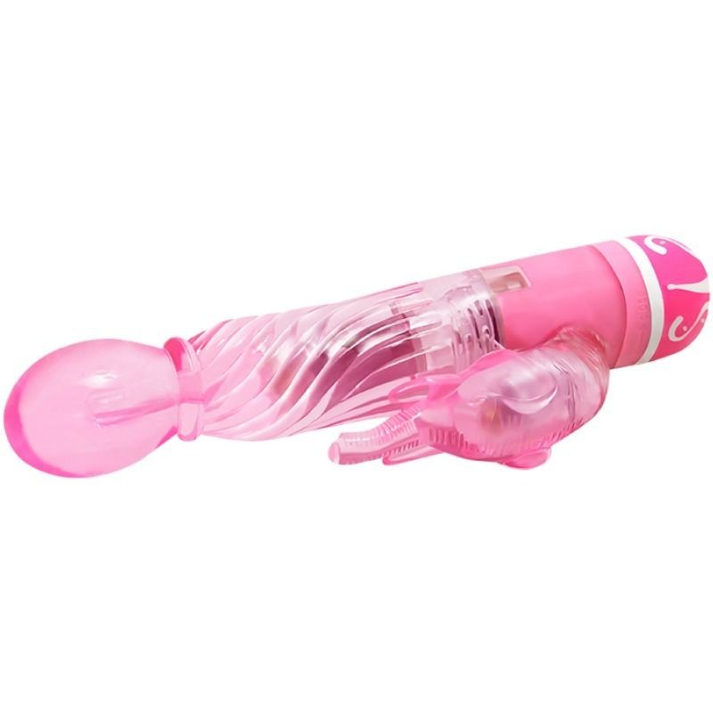 Vibratore Multivelocit Con Stimolatore Rosa - BAILE VIBRATORS - Vibratori | erosidea.com