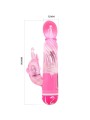 Vibratore Multivelocit Con Stimolatore Rosa - BAILE VIBRATORS - Vibratori | erosidea.com