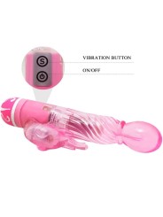 Vibratore Multivelocit Con Stimolatore Rosa - BAILE VIBRATORS - Vibratori | erosidea.com