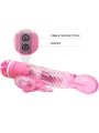 Vibratore Multivelocit Con Stimolatore Rosa - BAILE VIBRATORS - Vibratori | erosidea.com