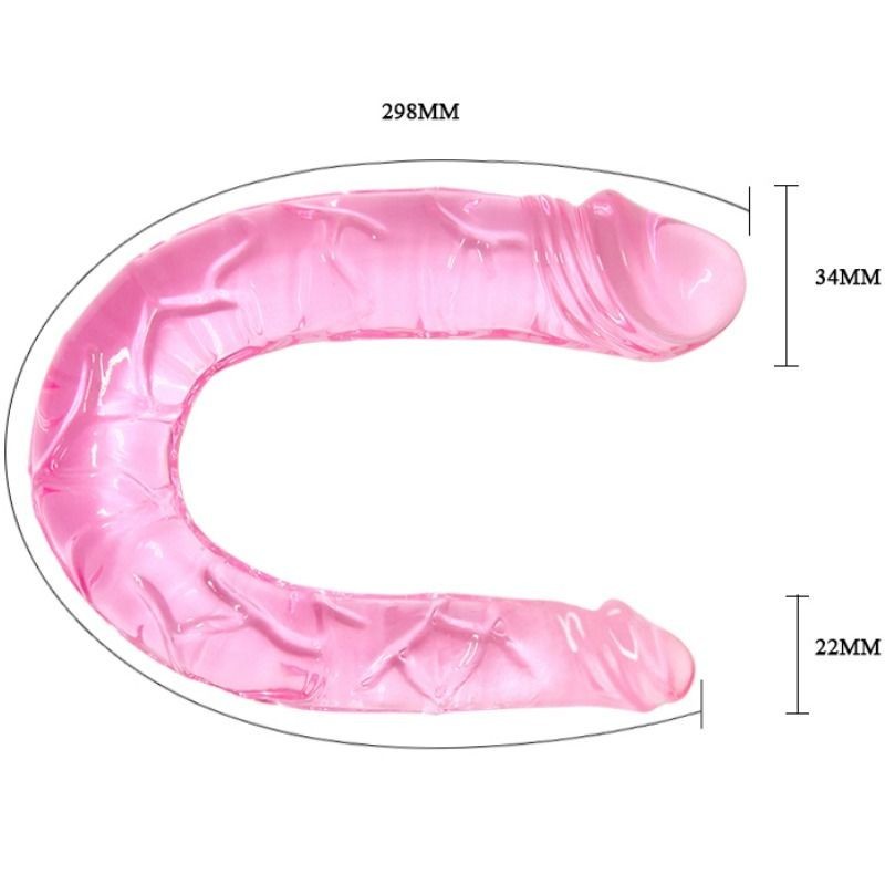 Dildo Doppio Baile Dong Rosa - BAILE DILDOS - Dildo Doppi | erosidea.com