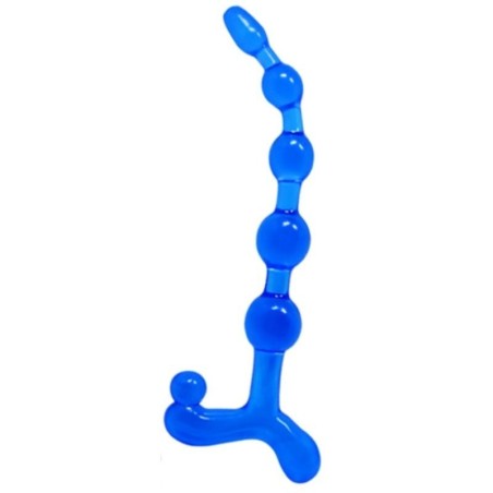 Sfere Anal Blu Flessibili Twist - BAILE ANAL - Ovetti Palline Sfere | erosidea.com