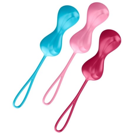 Satisfyer - Set Da Allenamento Loveballs 1 - SATISFYER BALLS - Ovetti Palline Sfere | erosidea.com