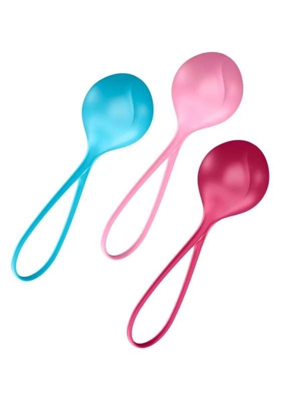 Set Da Allenamento Loveballs 3 - SATISFYER BALLS - Ovetti Palline Sfere | erosidea.com