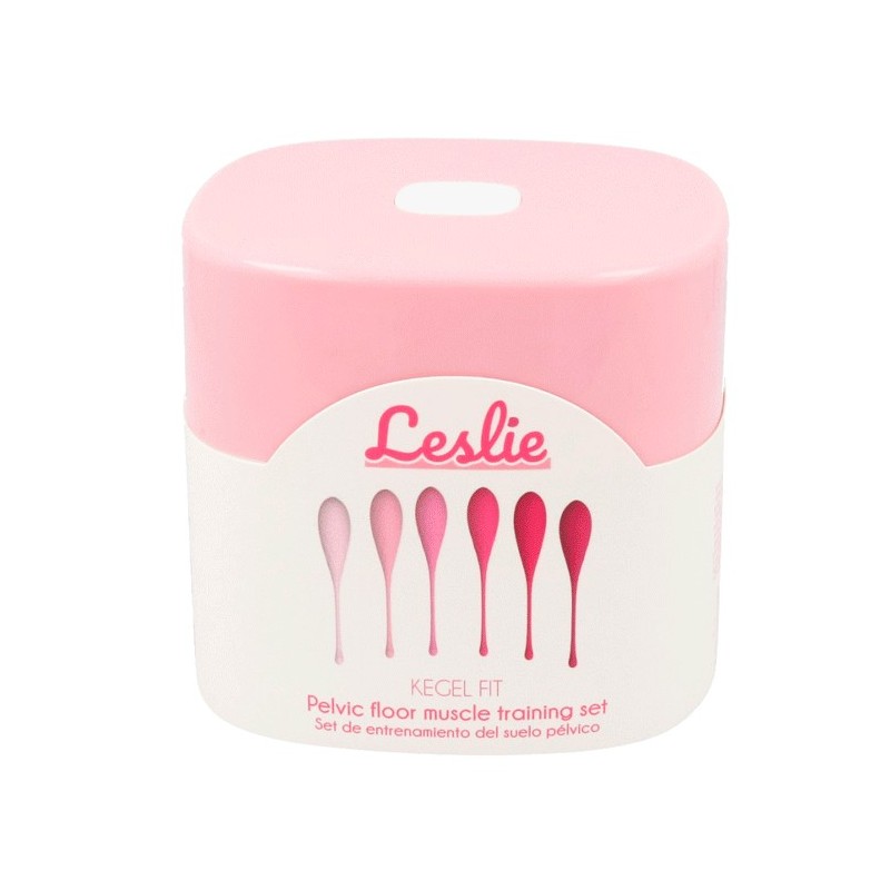 Leslie - Set Per Allenamento Muscoli Pelvici Kegel Fit 6 Pezzi - LESLIE - Ovetti Palline Sfere | erosidea.com